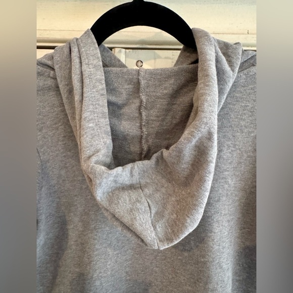 HANNAH ANDERSON Girls Rainbow Hoodie Dress Gray French Terry, Size 10 - Picture 10 of 13